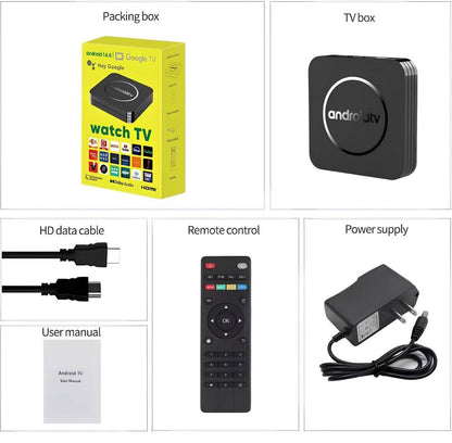 Google TV Android 14.0 Watch TV Box - DMC Wholesale