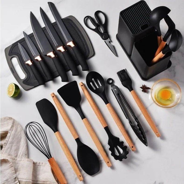 Non-Stick Silicone Kitchen Utensil Set (Small utensils)