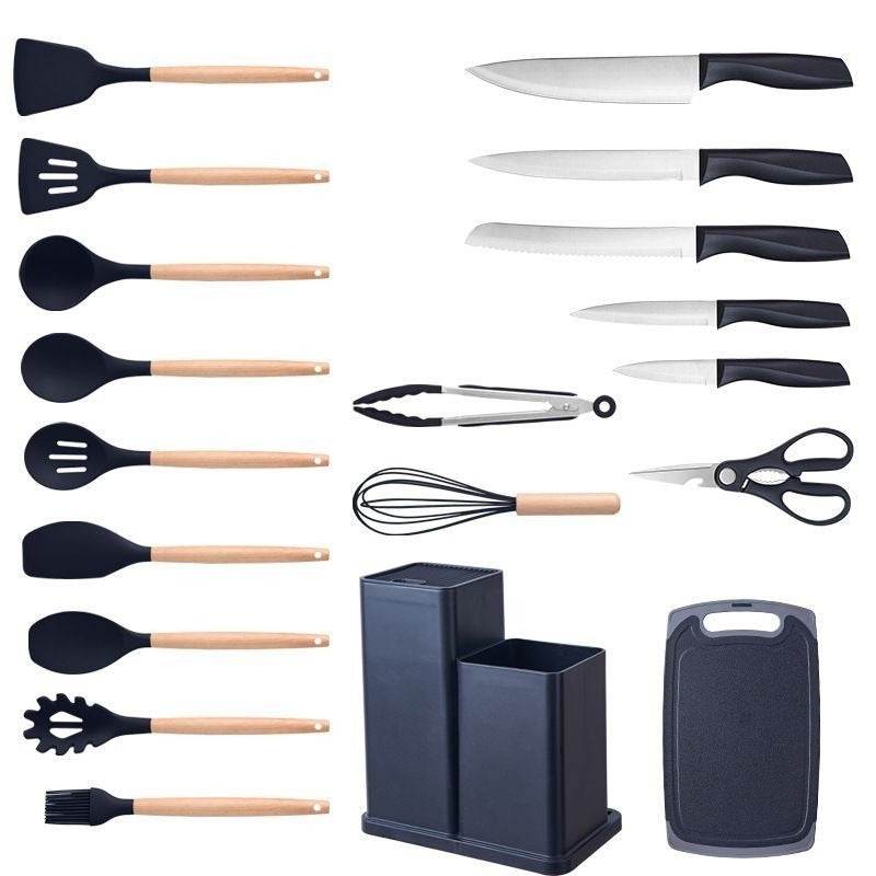Non-Stick Silicone Kitchen Utensil Set (Small utensils)
