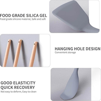 Non-Stick Silicone Kitchen Utensil Set (Small utensils) - DMC Wholesale