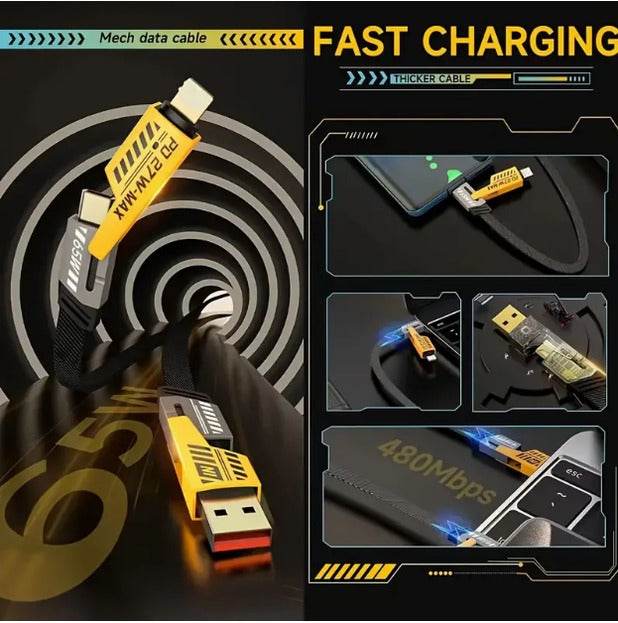 4In1 Premium Fast Charging Cable