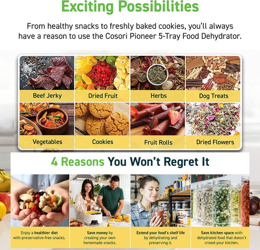 Supersonic Electric Food Dehydrator ( 5 Tray)