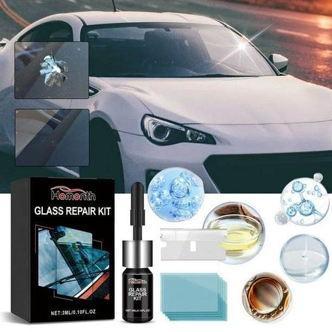 Car Windshield Glass Repair Resin Kit - Alt View