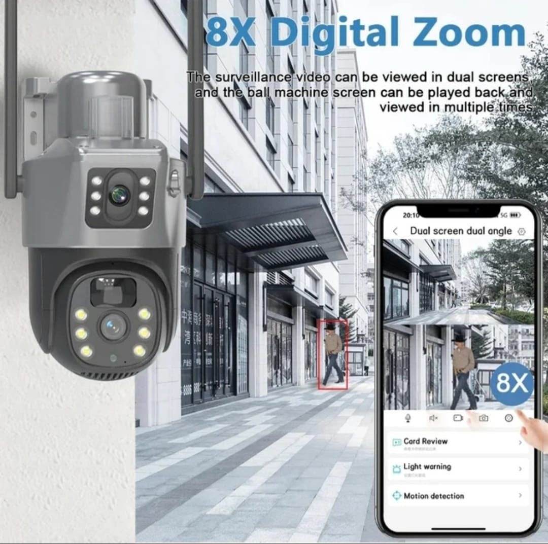 Dual Lens Solar Camera (4G)