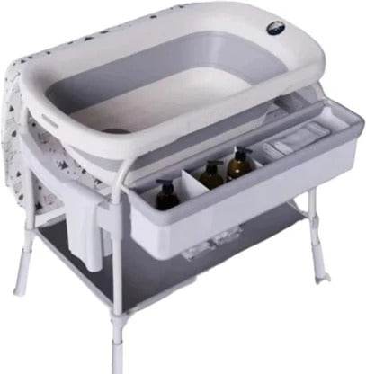 Multifunction Baby Nursing Changing Table With Fold Bathtub