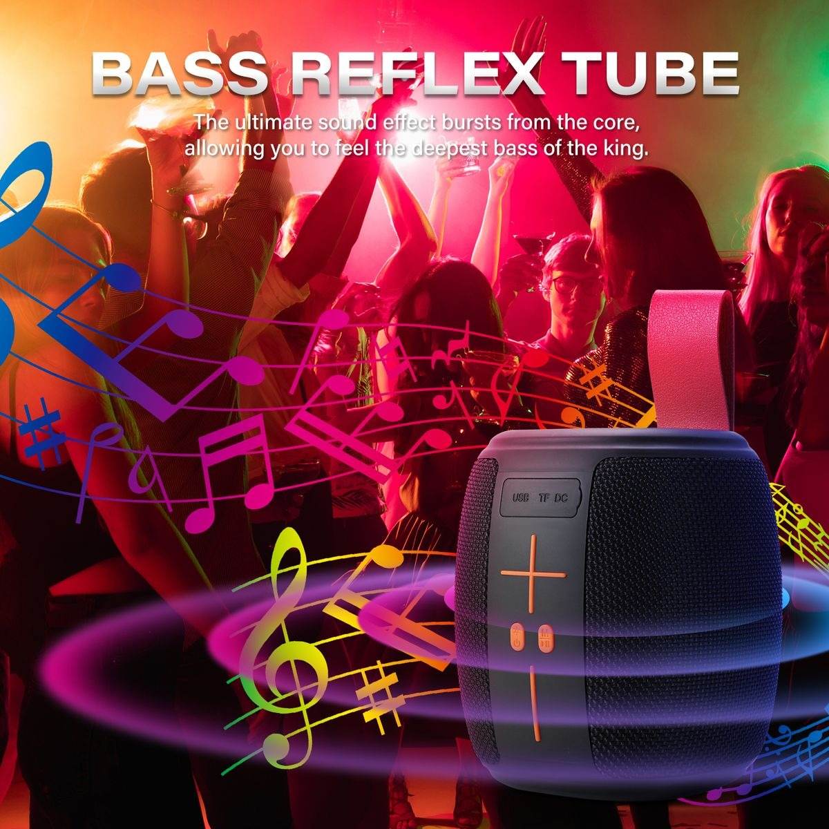 Portable Bluetooth Wireless Diaphragm Speaker