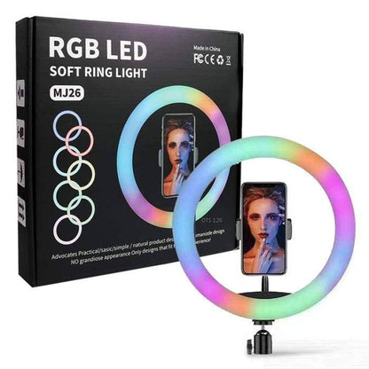 RGB LED 10-Inch Ring Light (without stand) - DMC Wholesale