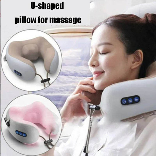 U-Shaped Massage Pillow