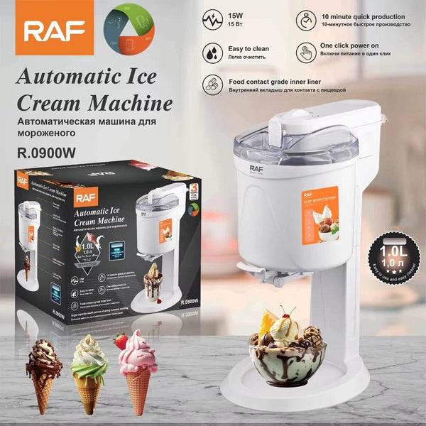 1L Electric Sorbet Gelato Automatic Ice Cream Maker