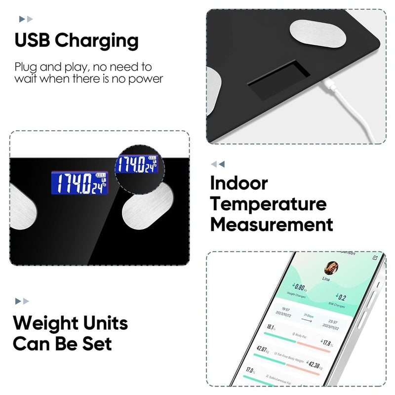 Wireless Bathroom Scale KOS-17015