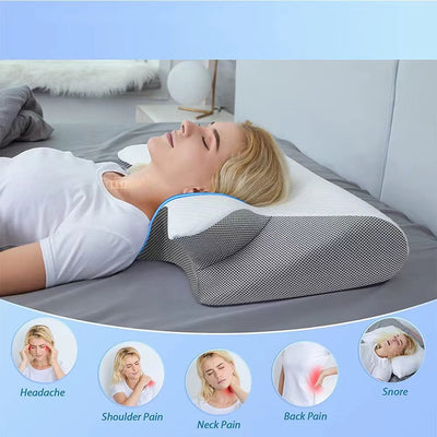 Butterfly Ergonomic Contour Support Pillow
