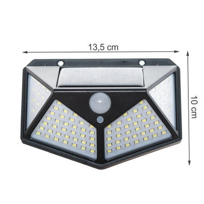 Four Direction Outdoor Solar Wall Lamp (Small)