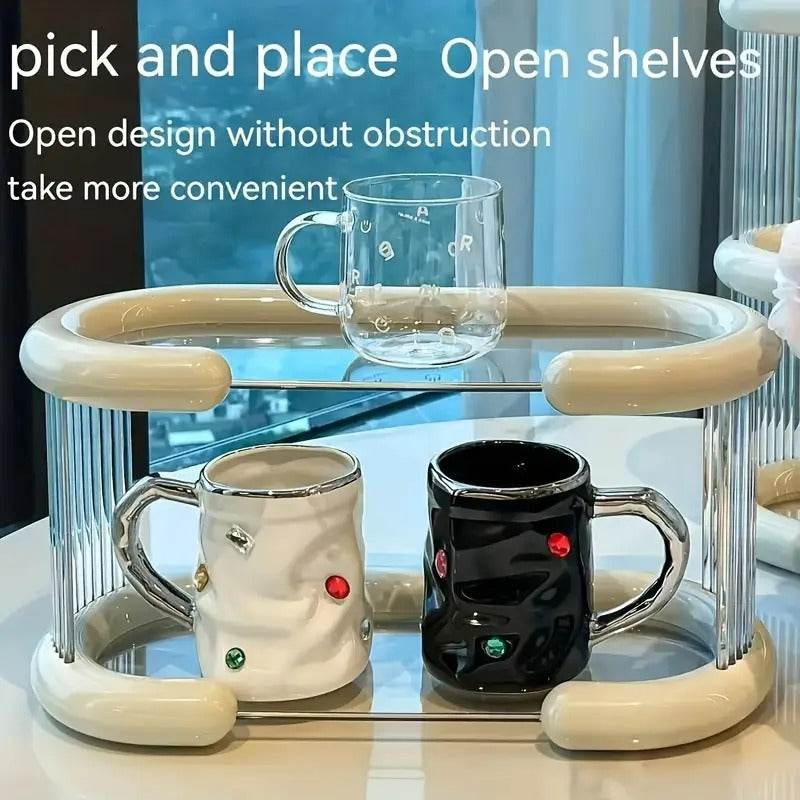 Modern Cosmetic Organising Display Shelf (2 Tier)