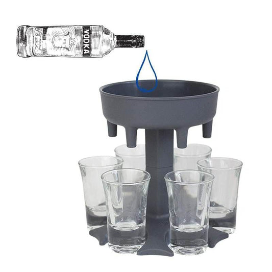 Liquor Shot Dispenser (8pcs)(Grey) - DMC Wholesale