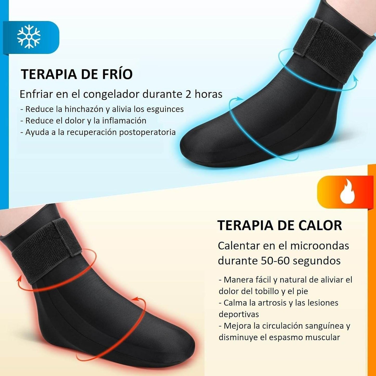 Hot Cold Compression Gel Sock
