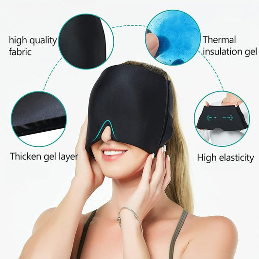 Reusable Cold Hot Therapy Migraine Relief Cap