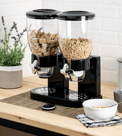 Double Barrel Cereal Dispenser (2L) - DMC Wholesale
