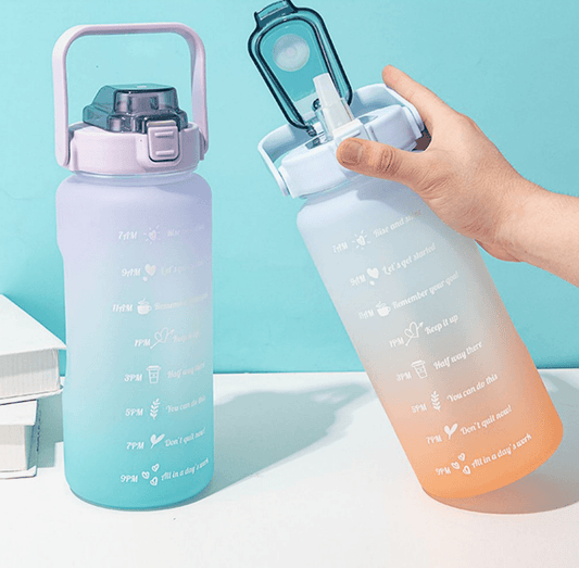Motivational Water Bottle (2L) - DMC Wholesale
