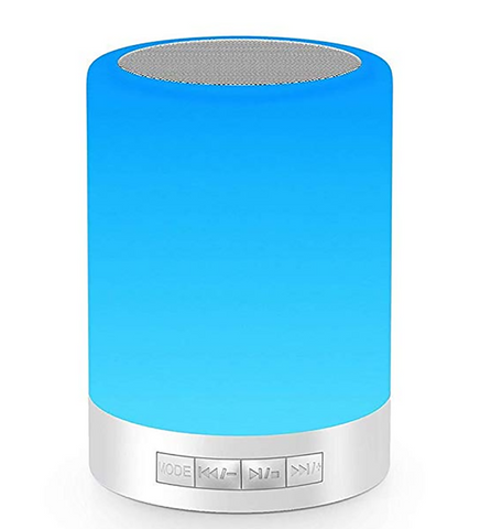 Smart Multicolour Portable Speaker And Touch Lamp - Alt View