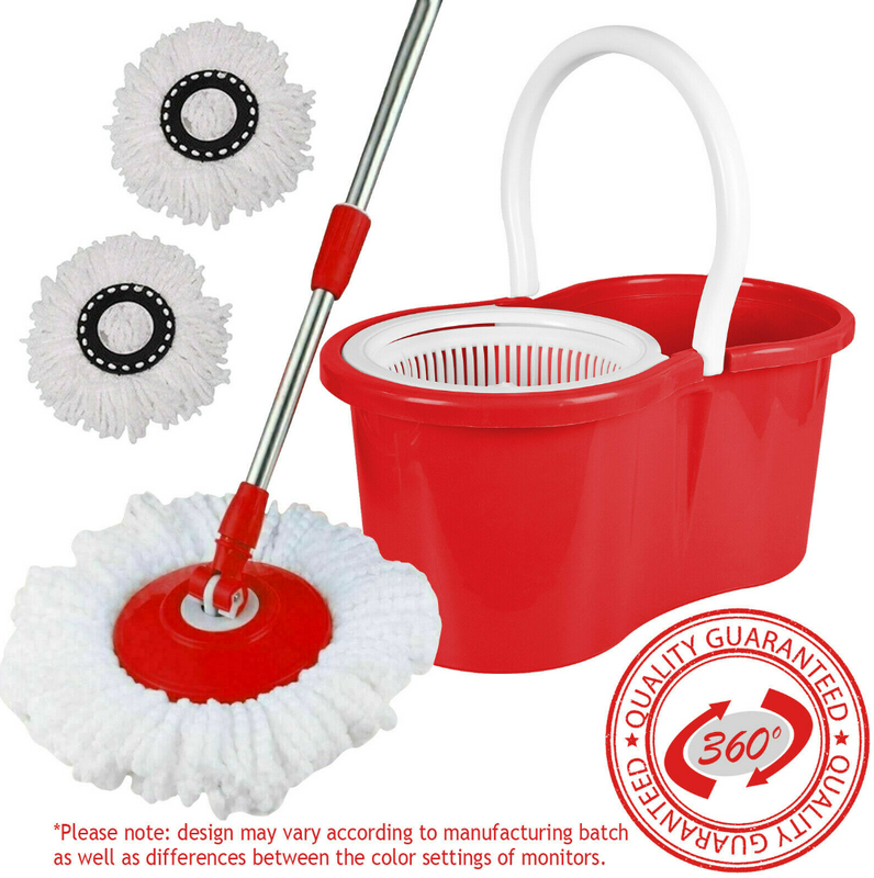 Rotating 360 Magic Spin Mop And Plastic Bucket Set
