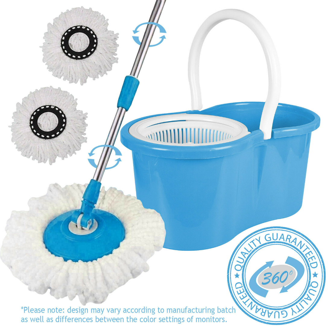 Rotating 360 Magic Spin Mop And Plastic Bucket Set