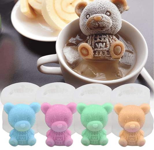 3D Bear Silicone Ice Mold (Each) - DMC Wholesale