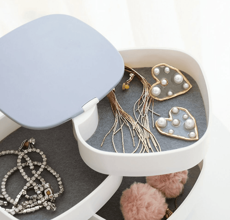 Jewellery Box with Mirror (4 Tier)