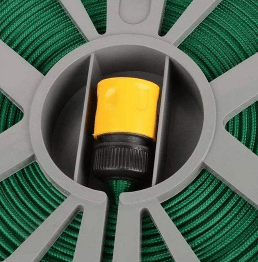 Flat Hose with Spray Gun Nozzle (15m) - DMC Wholesale