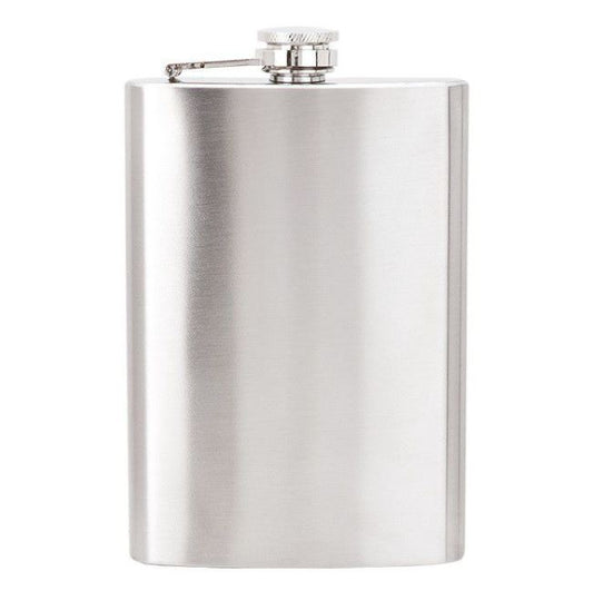 Hip Flask Silver Stainless Steel