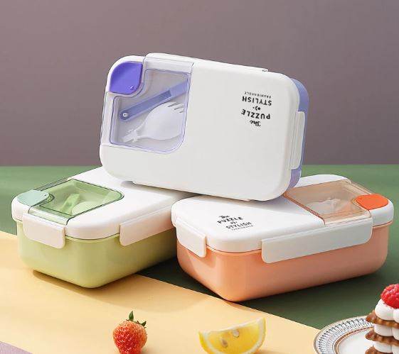 Microwaveable Lunch Box (Double Layer) - DMC Wholesale