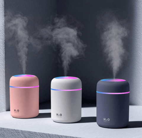 Colorful Cool Mini Humidifier (300ml) - Alt View