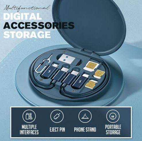 Multifunctional Data Cable Conversion Head (Excluding Sim Cards) - DMC Wholesale