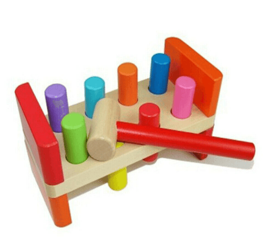 Wooden Pounding Bench Toy Set - DMC Wholesale