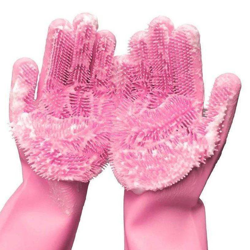 Multifunctional Silicone Pet Scrub Gloves - DMC Wholesale