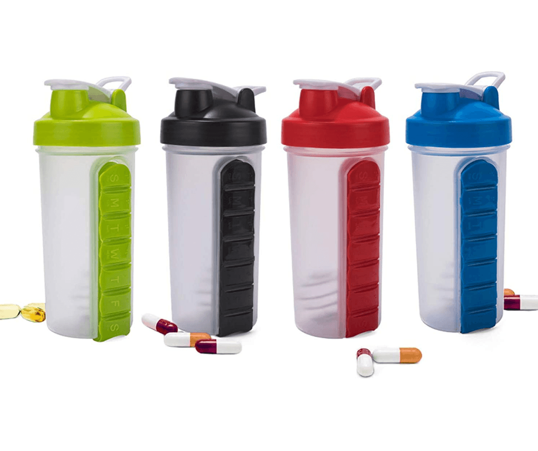 Portable Pill Organiser Shaker (600ml) - DMC Wholesale
