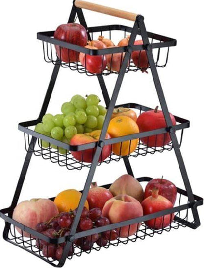 Fruit Stack Rack (3 Tier) - DMC Wholesale