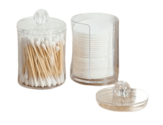 Cotton Swab And Cotton Pad Cosmetic Organiser - DMC Wholesale