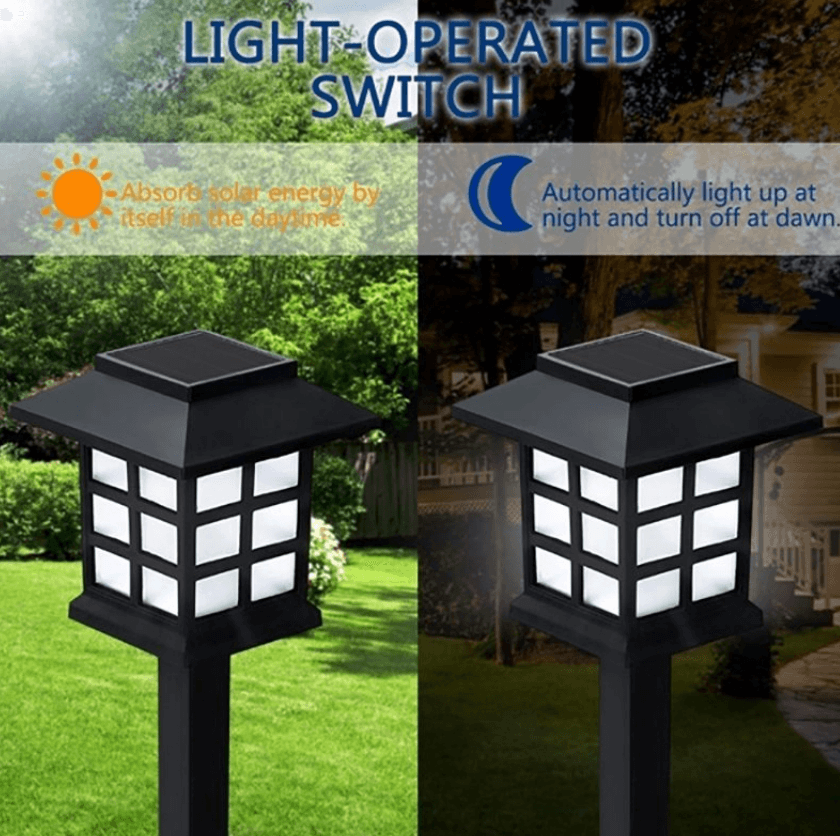 Solar Light Pathway Lights (2 pcs) - DMC Wholesale
