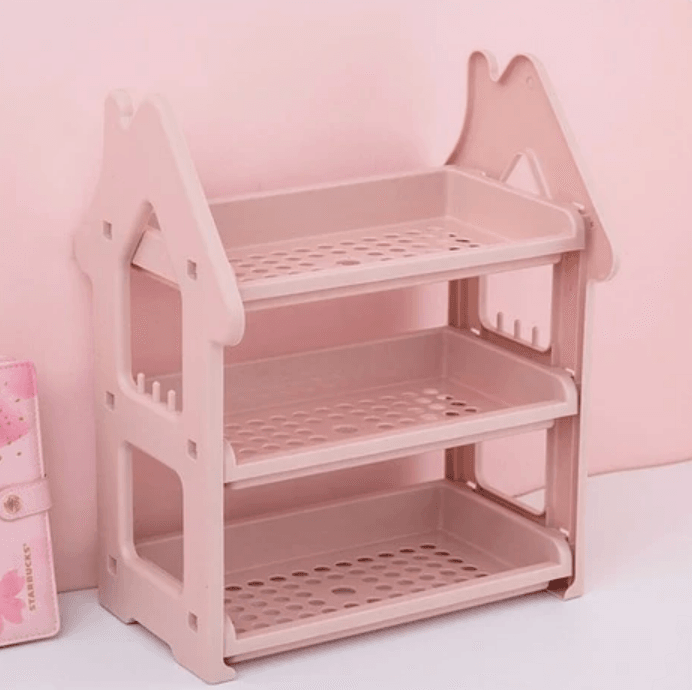 Home Storage Rack (3 Tier)(Yellow) - DMC Wholesale