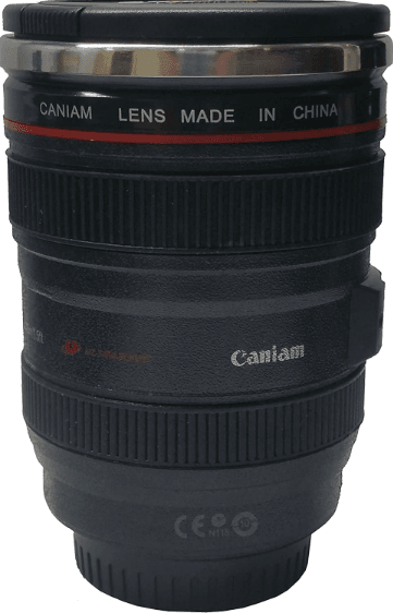 Camera Lense Coffee Thermos