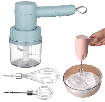 3in1 Cordless Hand Mixer, Whisk and Chopper - DMC Wholesale
