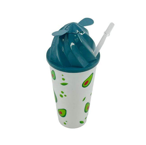 Ice Cream Water Cup With Lid (500ml)(12 pcs) - Alt View