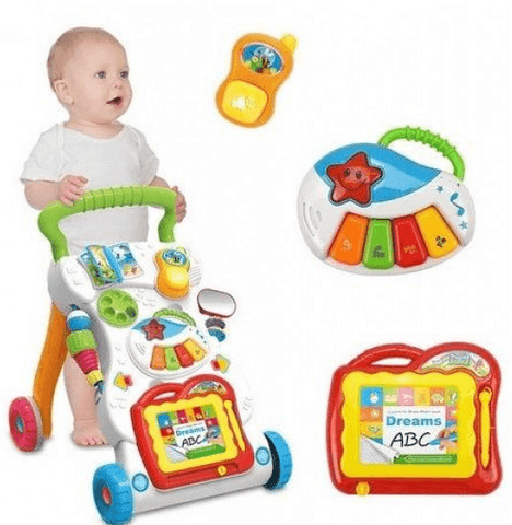 Multifunctional Baby Musical Walker - Alt View