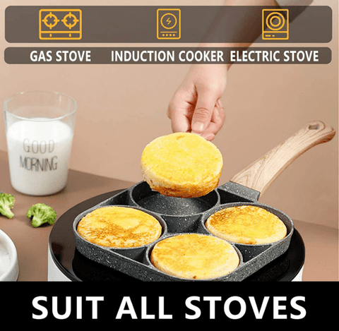 Breakfast Frying Pan (4 Division) - Alt View