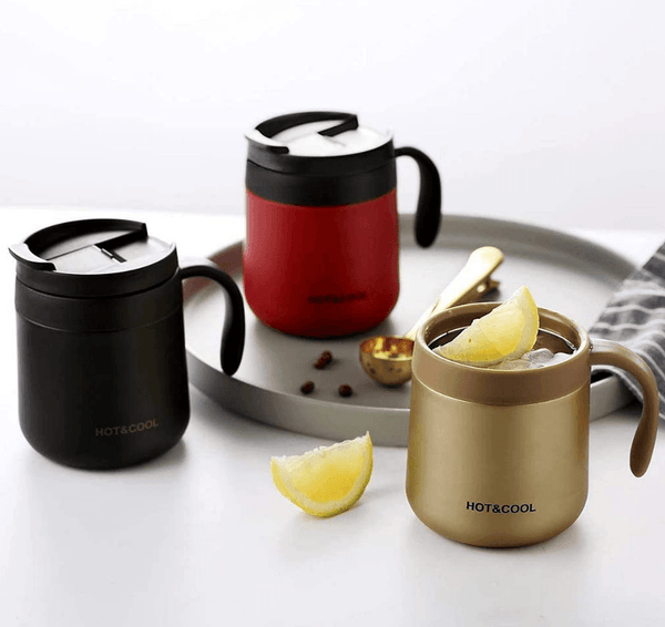 Double Steel Thermos Coffee Mug (500ml)