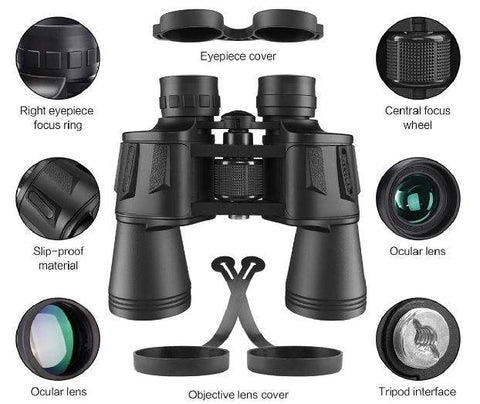 Heavy Duty Waterproof Binoculars - Alt View