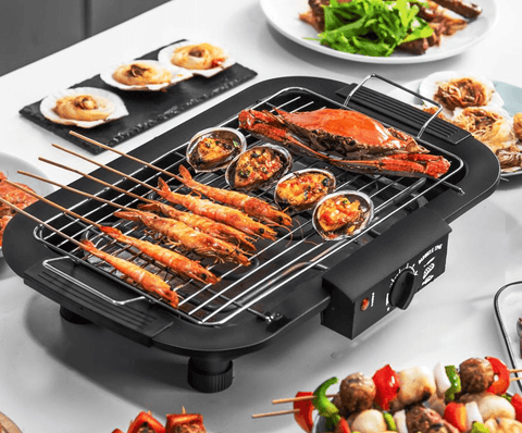 Portable Electric Barbecue Grill - Alt View