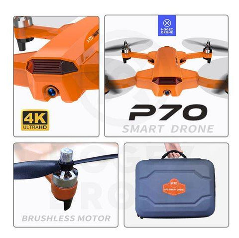 Pro Folding Smart GPS Drone P70 Pro - Alt View