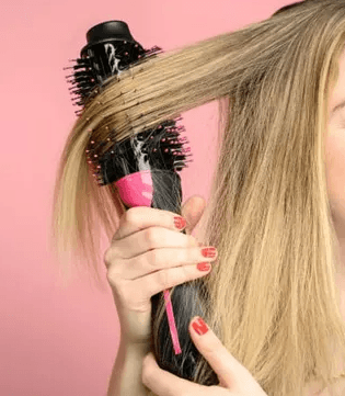 One-Step Hot Air Brush Dryer