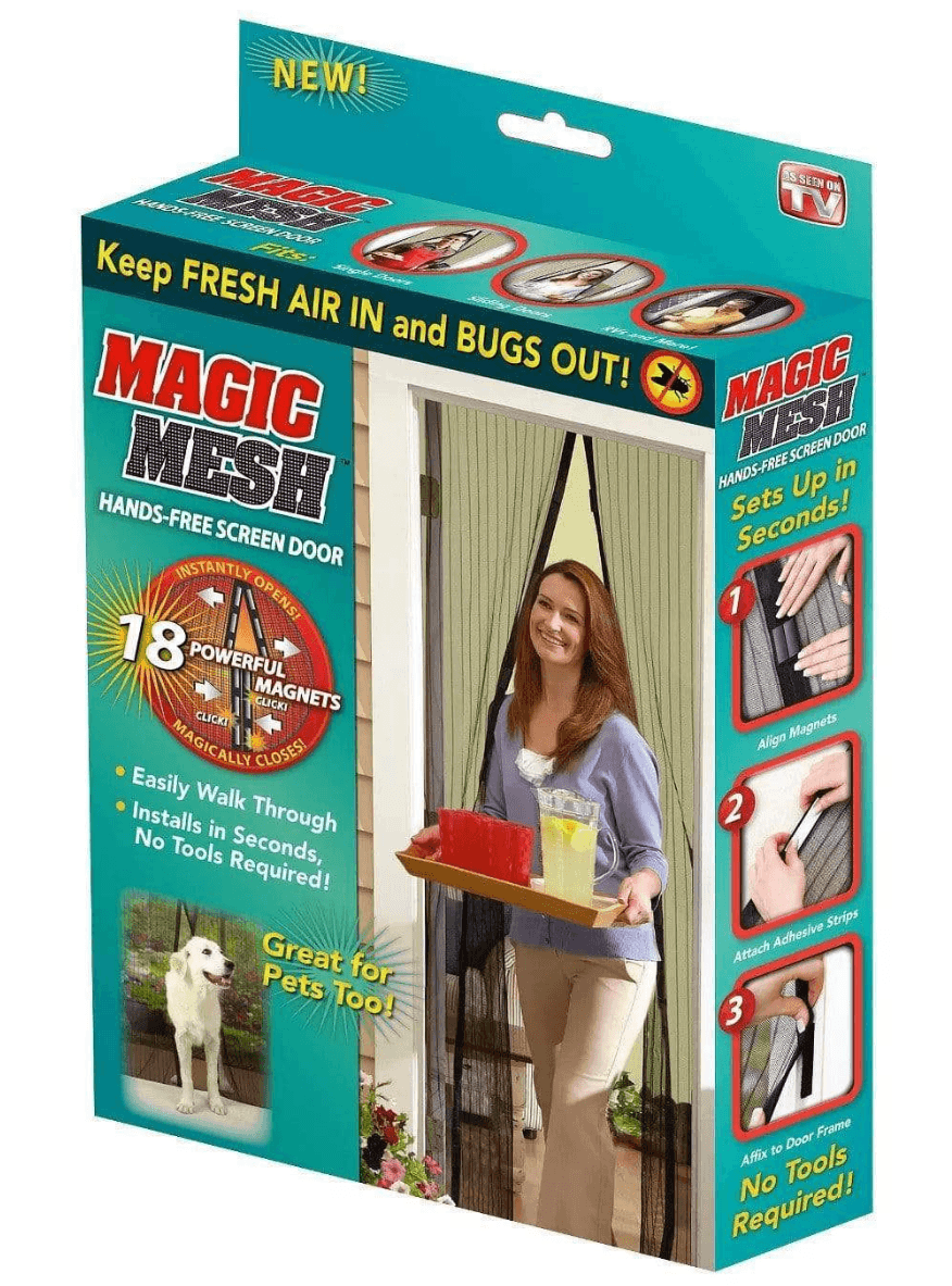 Magic Mesh Magnetic Hands Free Screen Door - DMC Wholesale